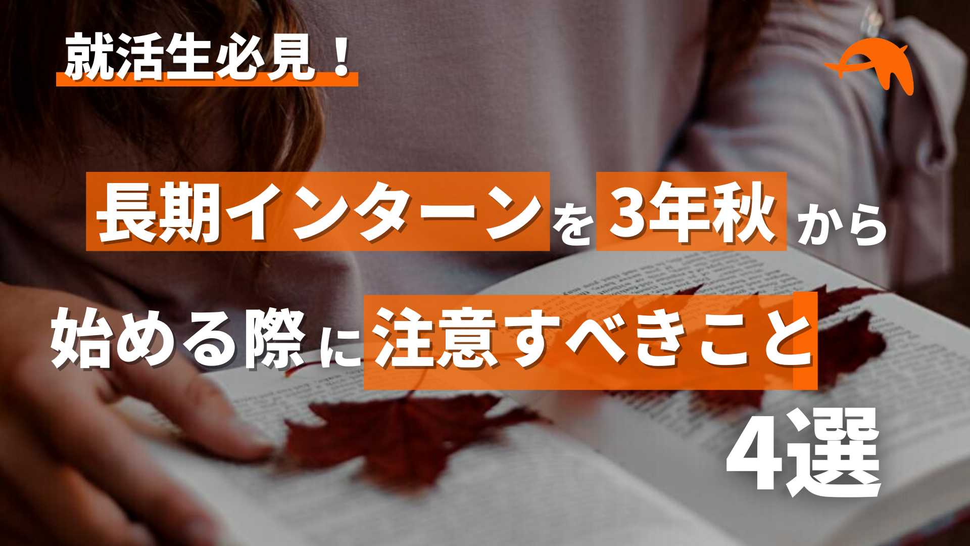 【就活生】長期インターンを3年秋から始める際に注意すべきこと4選